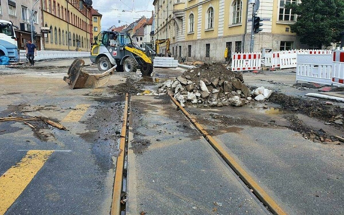 Baustelle Sanderring Bauarbeiten Sommer 20212 Baustelle Sanderring Bauarbeiten Sommer 20212