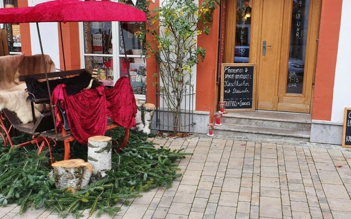 Bücherblume außen Bücherblume außen