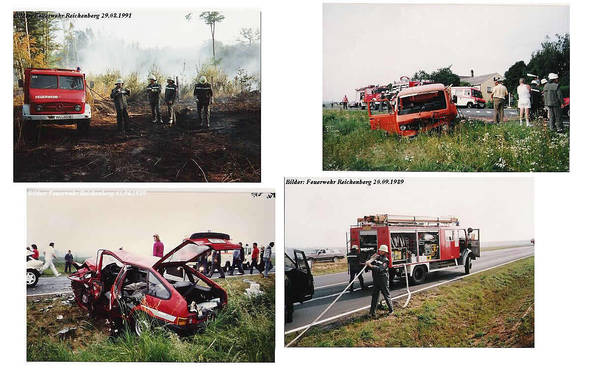 Collage Feuerwehr Reichenberg Collage Feuerwehr Reichenberg