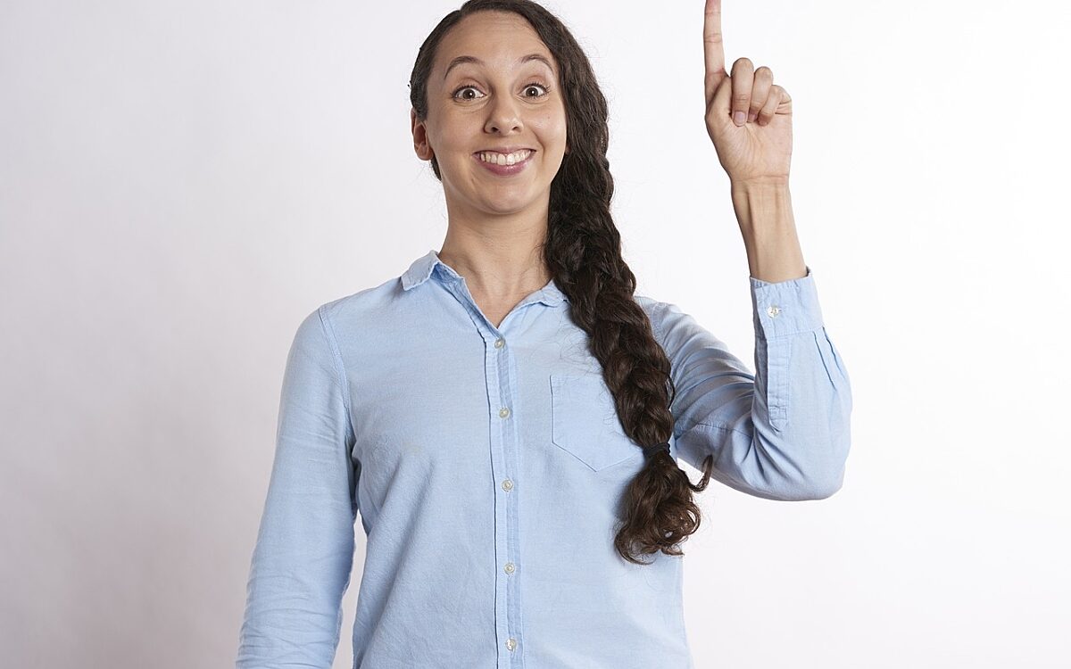 Frau Idee Finger pixabay Frau Idee Finger pixabay