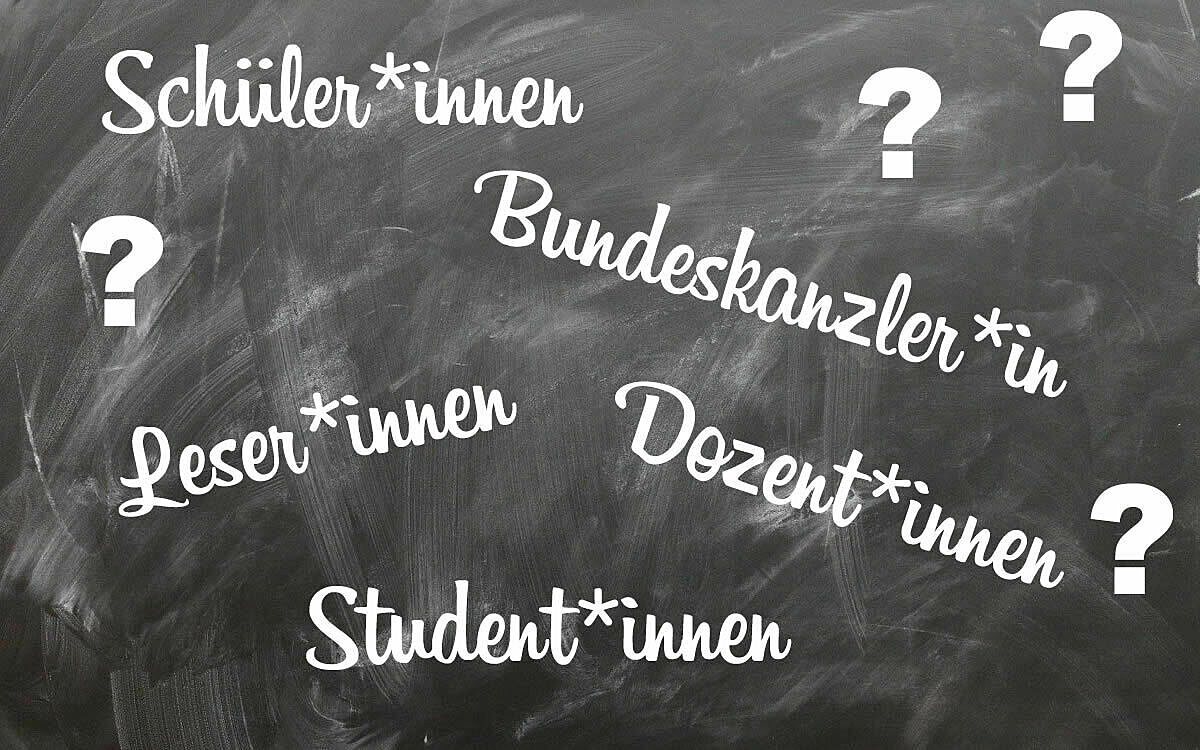 Gendern Teaser Tafel Gendern Teaser Tafel