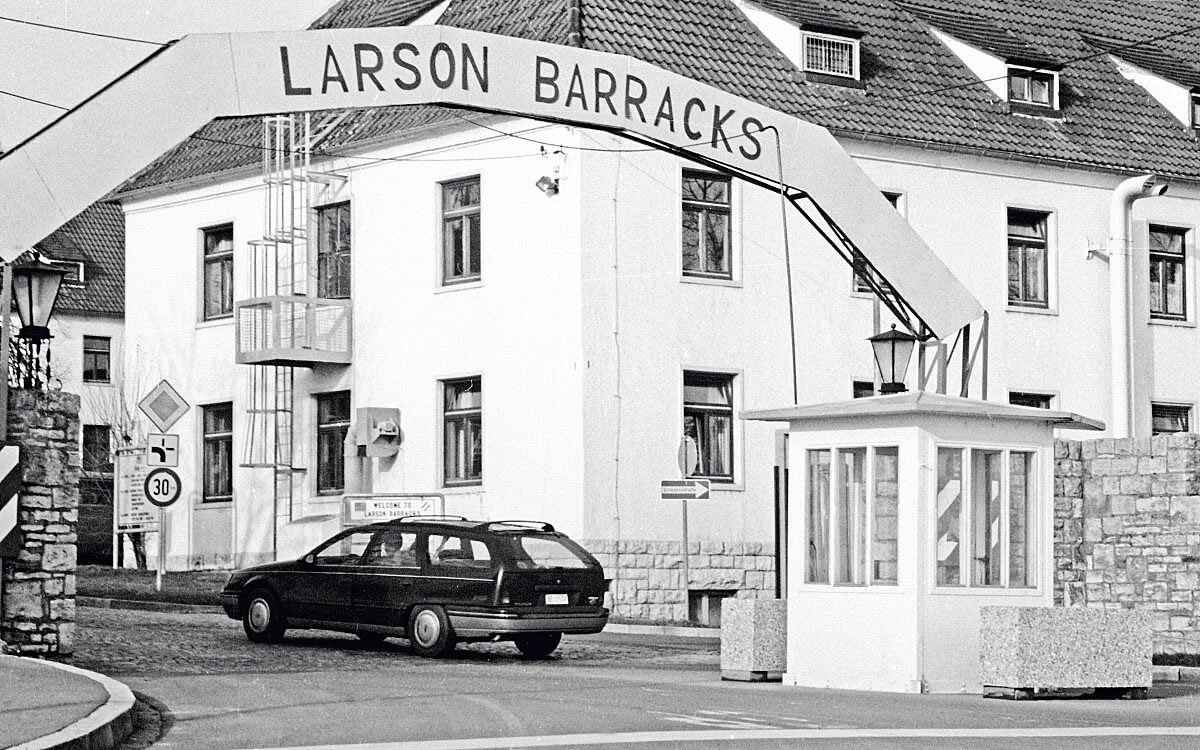 Larson barracks gate Larson barracks gate