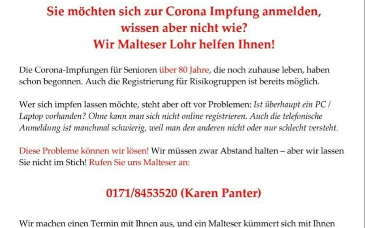 Malteser Aufruf Malteser Aufruf