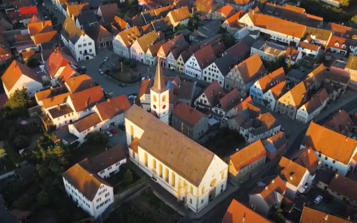 Marktplatz Drohne Marktplatz Drohne