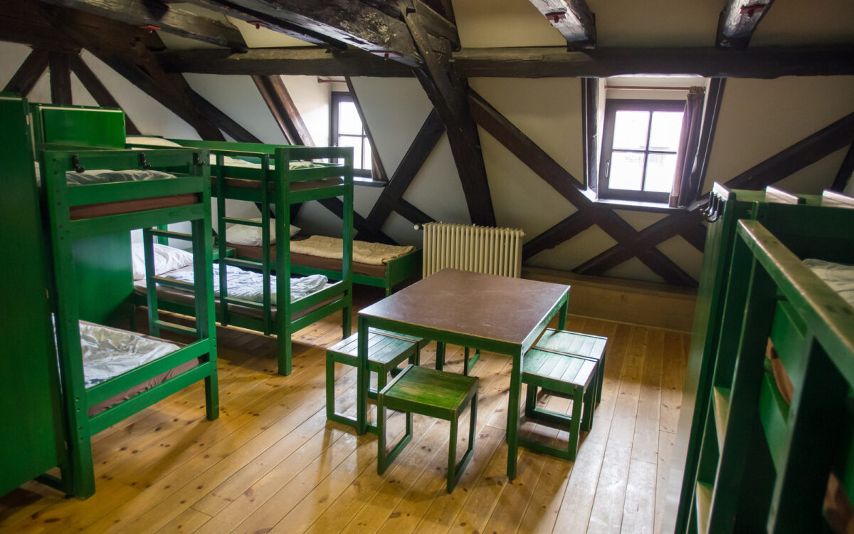Schlafsaal Jugendherberge Burg Rothenfels Schlafsaal Jugendherberge Burg Rothenfels
