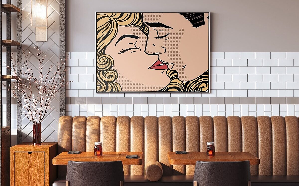 Von der Pop Art inspieriertes Comic Poster Von der Pop Art inspieriertes Comic Poster