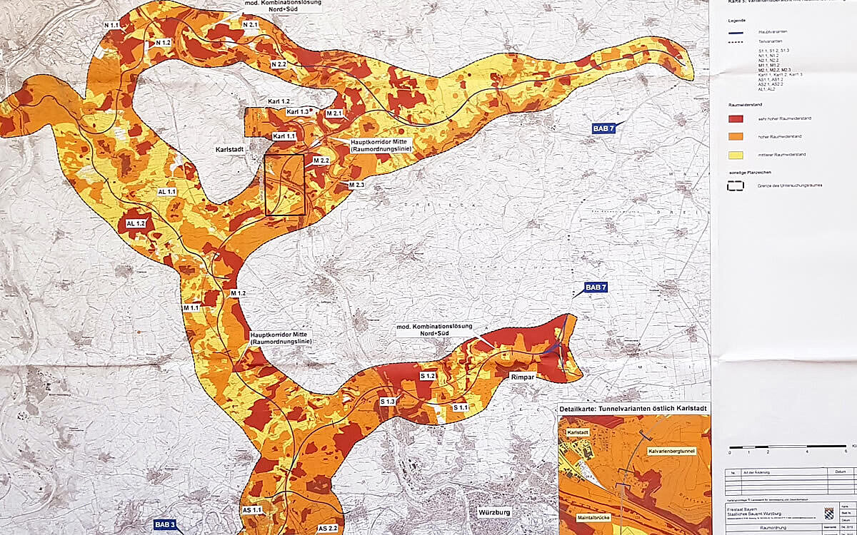 Bundesstrasse B26 neu Karte - Funkhaus Würzburg Bundesstrasse B26 neu Karte - Funkhaus Würzburg