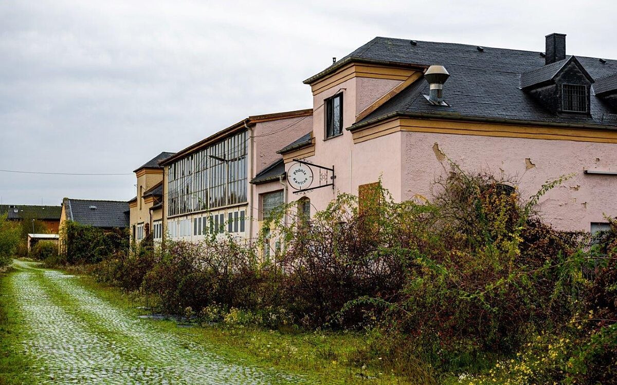 Weite Ansicht der Kantine in der Faulenbergkaserne Weite Ansicht der Kantine in der Faulenbergkaserne