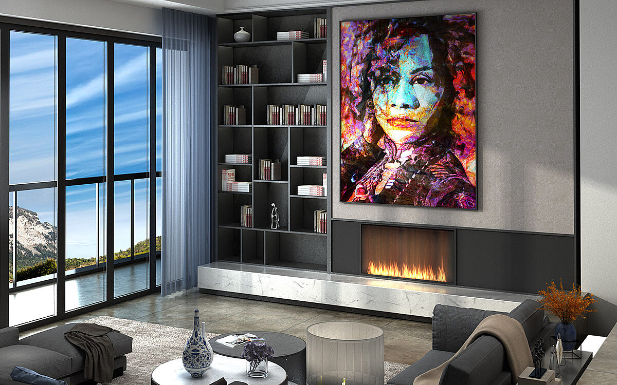 Kunstdruck in Wohnzimmer - pixabay.com Kunstdruck in Wohnzimmer - pixabay.com