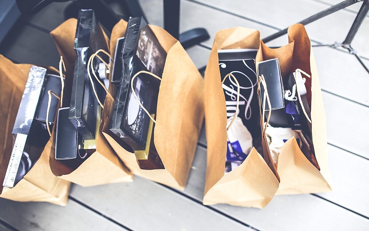 Shoppen Taschen Einkaufen