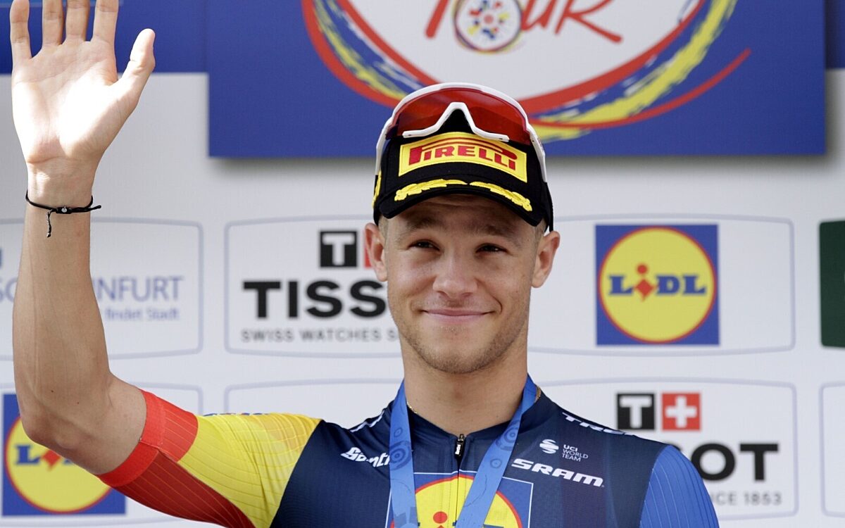 Jonathan Milan Sieger Deutschlandtour Schweinfurt Jonathan Milan Sieger Deutschlandtour Schweinfurt