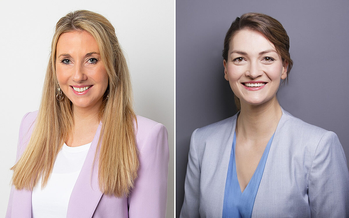 Anna Stolz von den Freien Wählern und Judith Gerlach von der CSU Anna Stolz von den Freien Wählern und Judith Gerlach von der CSU