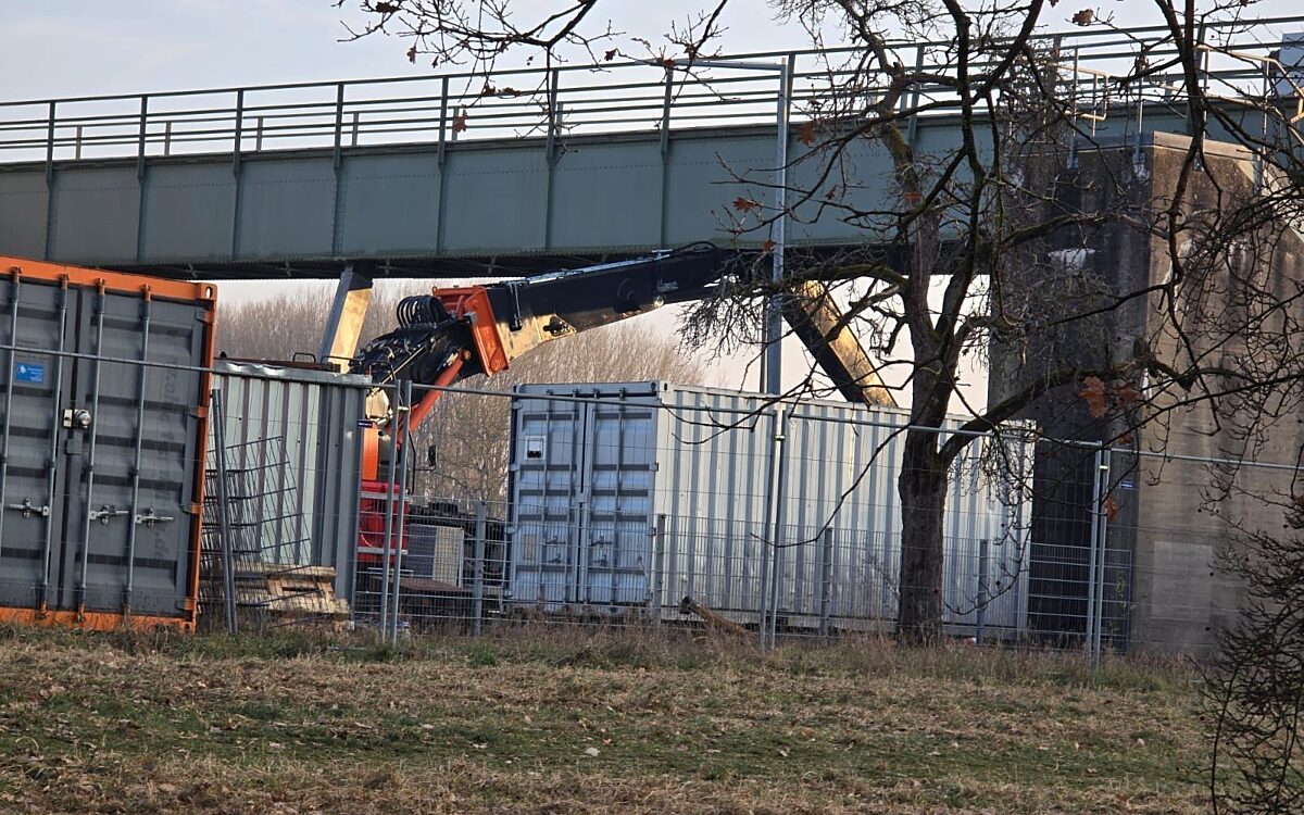 Bagger Unfall in Himmelstadt Bagger Unfall in Himmelstadt