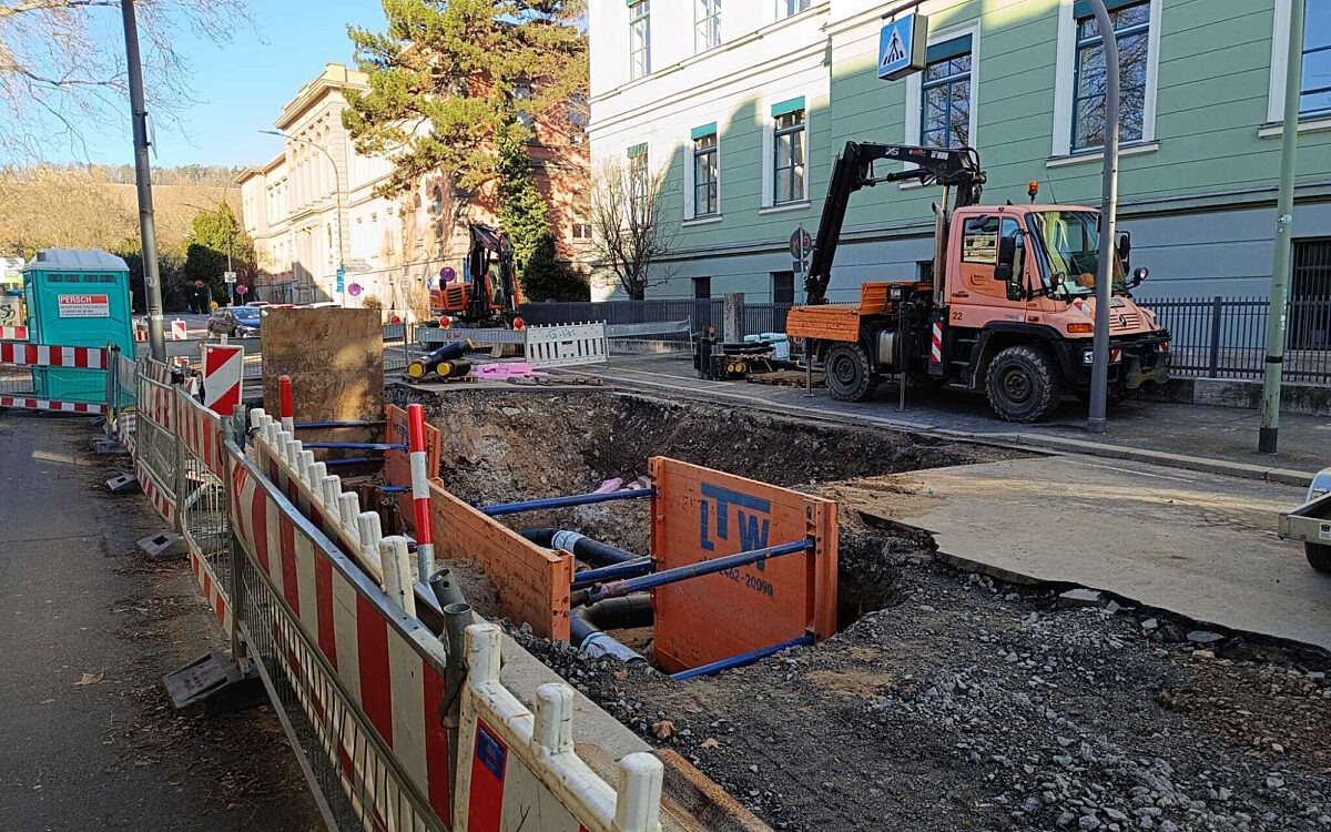 Baustelle in der Koellikerstrasse
