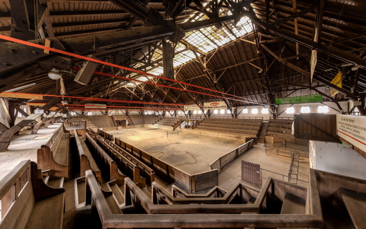 Blick in die Frankenhalle in Würzburg Blick in die Frankenhalle in Würzburg