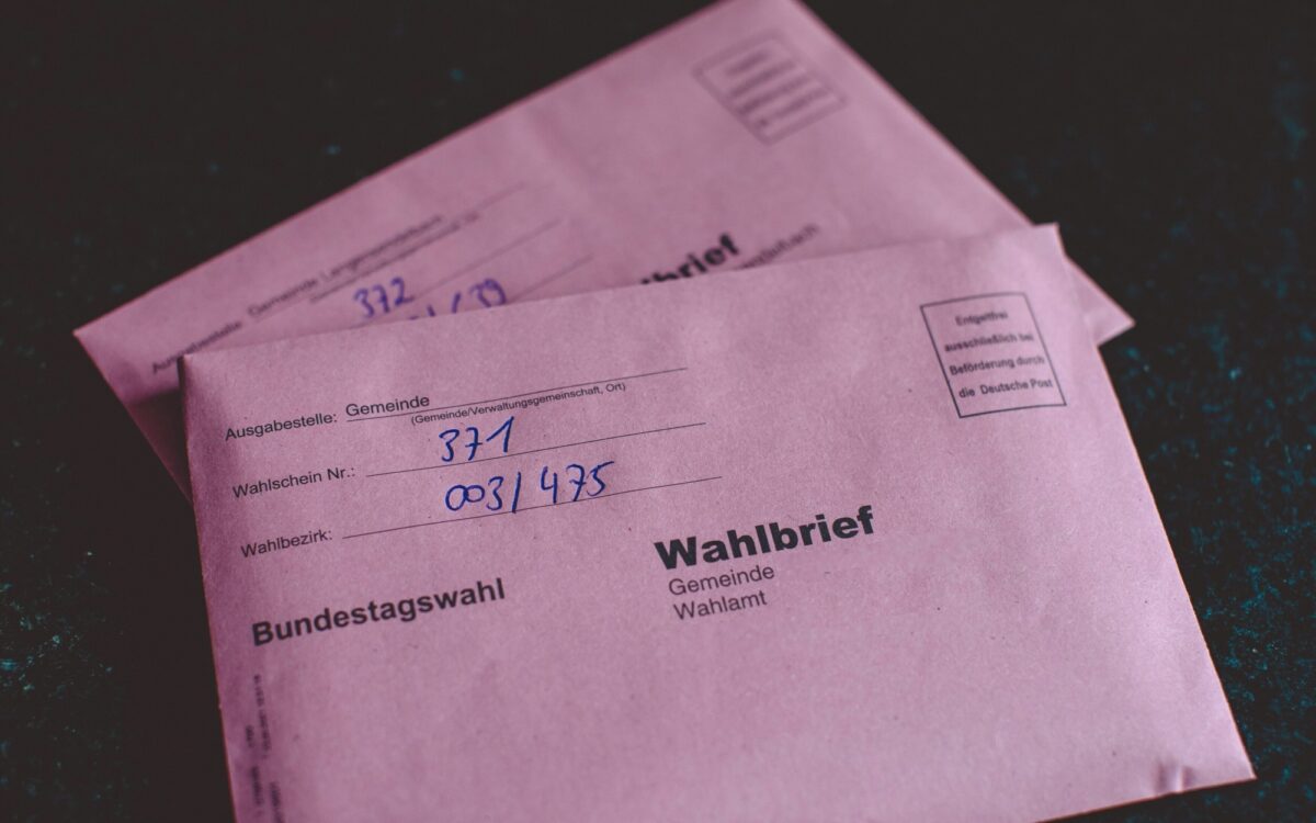 Bundestagswahl Wahlbrief Bundestagswahl Wahlbrief
