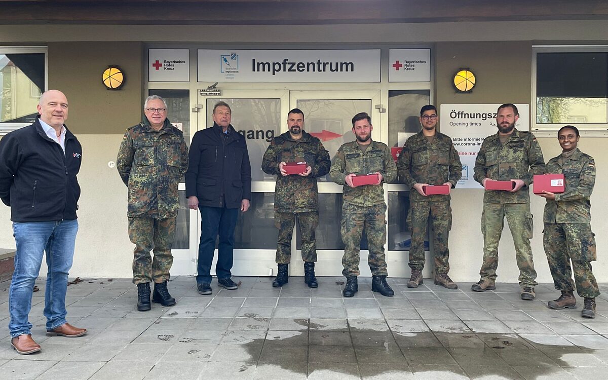 Bundeswehr Abschied Impfzentrum Bundeswehr Abschied Impfzentrum