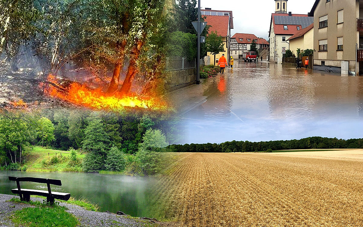 Collage Klimawandel Collage Klimawandel