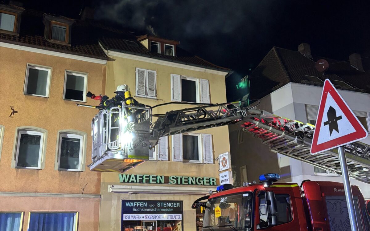 Dachstuhlbrand Schweinfurt Dachstuhlbrand Schweinfurt