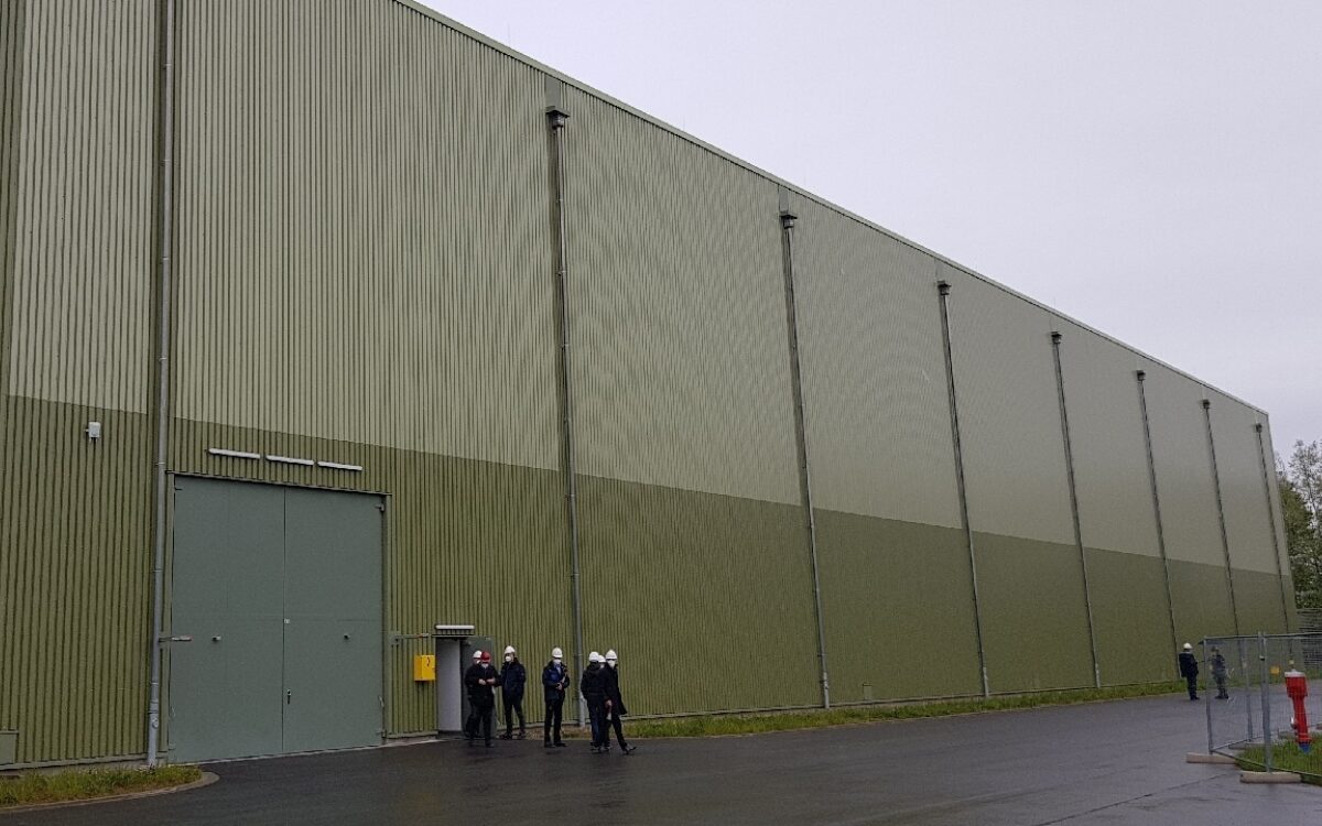 Das ist die Atomabfallhalle von Grafenrheinfeld von aussen Das ist die Atomabfallhalle von Grafenrheinfeld von aussen