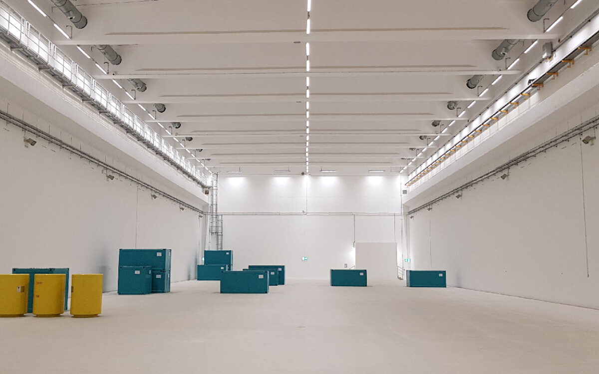 Das ist die Atomabfallhalle von Grafenrheinfeld von innen Das ist die Atomabfallhalle von Grafenrheinfeld von innen