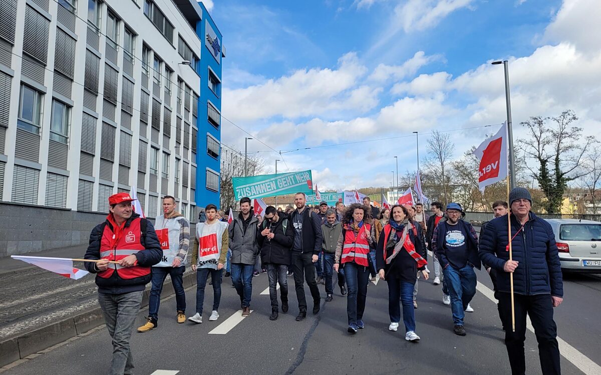 Demo Verdi Öffentlicher Dienst Grombühl Demo Verdi Öffentlicher Dienst Grombühl
