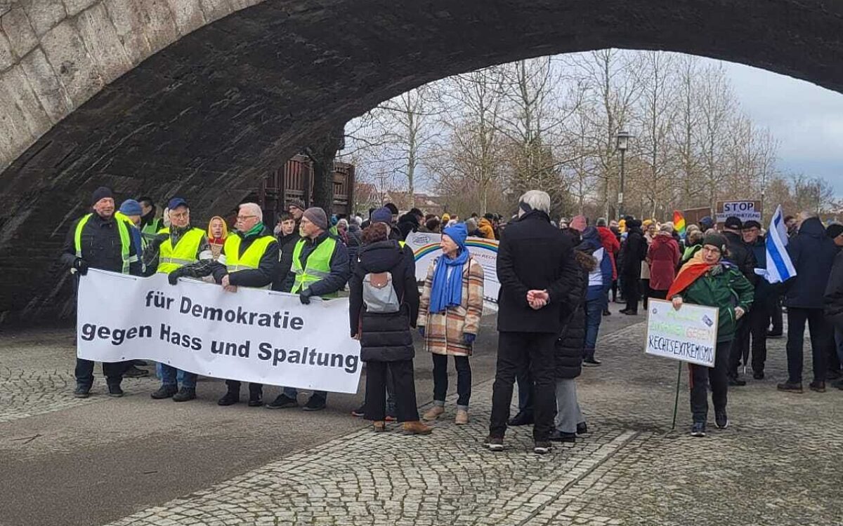 Demo gegen Rechts Kitzingen 1 Demo gegen Rechts Kitzingen 1