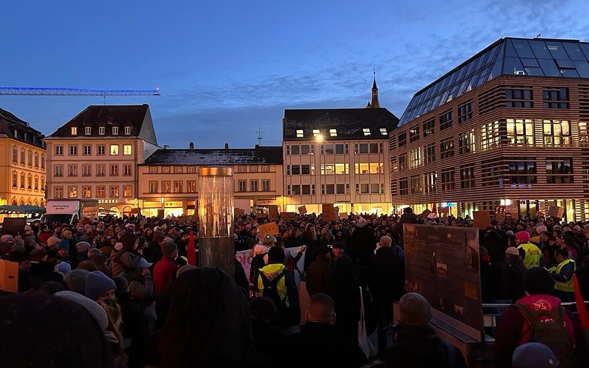 Demonstration Wuerzburg gegen AfD Demonstration Wuerzburg gegen AfD