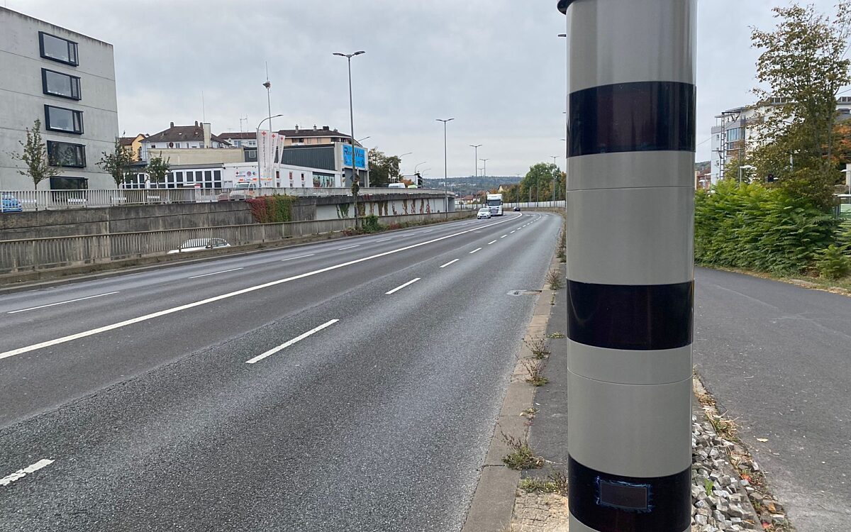 Der feste Blitzer am Stadtring Süd Der feste Blitzer am Stadtring Süd