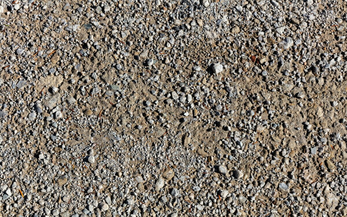 Ein Schotterweg Steine Schotter Ein Schotterweg Steine Schotter