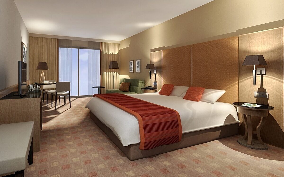 Ein modernes Hotelzimmer Ein modernes Hotelzimmer