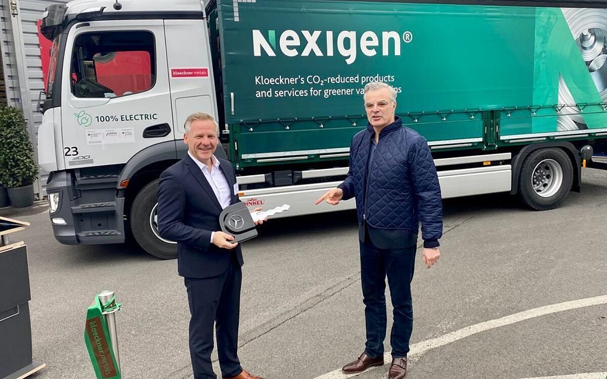 Elektro LKW Kloeckner Metal Wuerzburg neu Elektro LKW Kloeckner Metal Wuerzburg neu