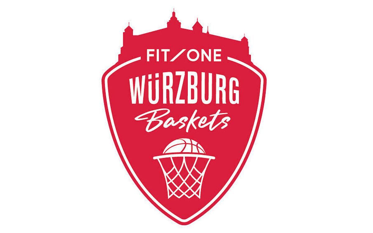 FIT One Wuerzburg Baskets Logo querformat FIT One Wuerzburg Baskets Logo querformat
