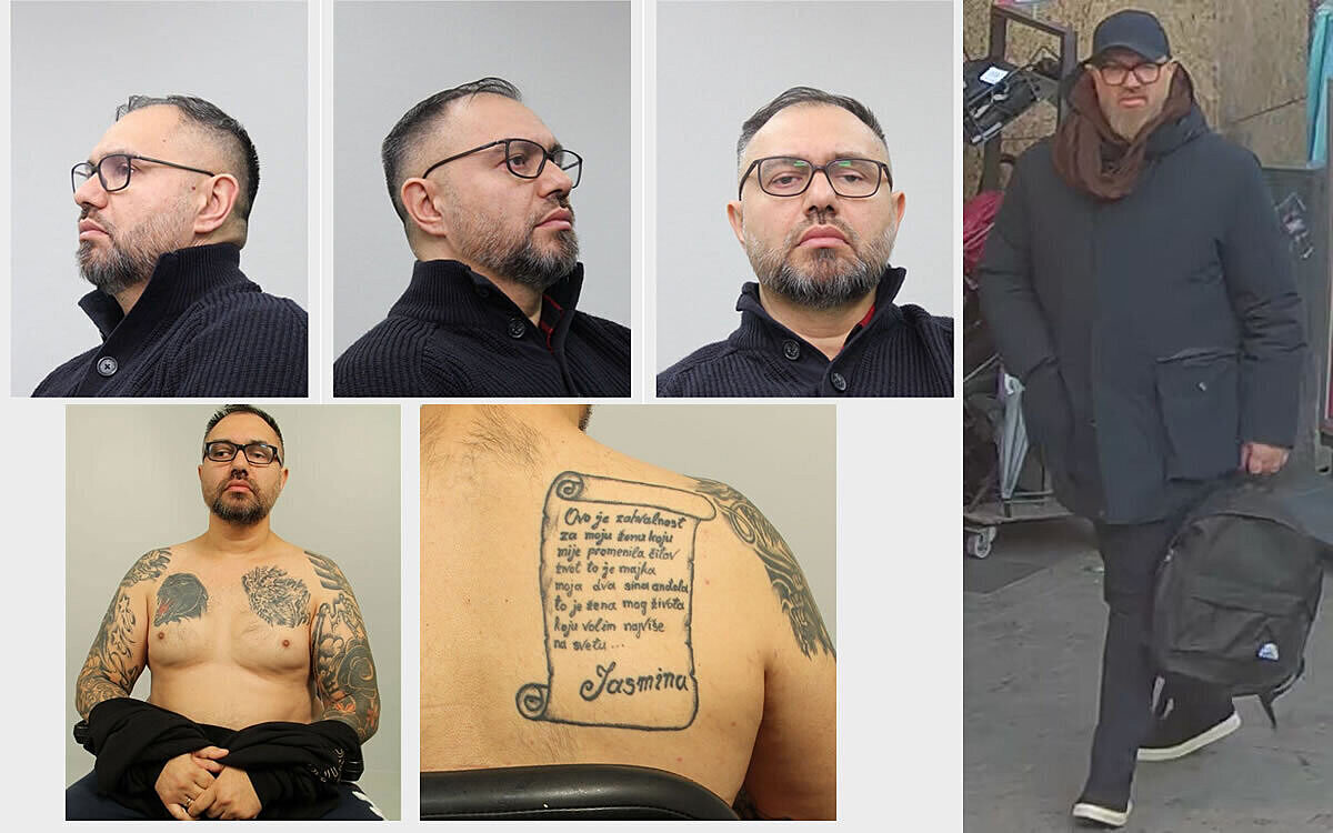 Fahndung Racip SABANOVIC Raub mit Geiselnahme Collage Fahndung Racip SABANOVIC Raub mit Geiselnahme Collage