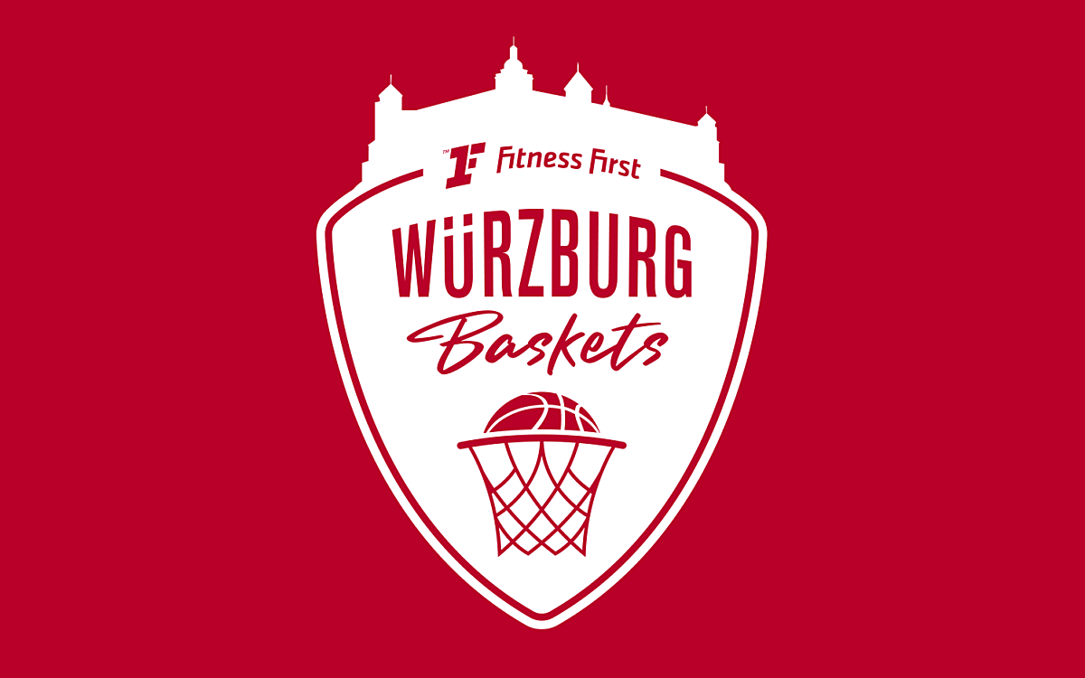 Neues Logo der Fitness First Wuerzburg Baskets