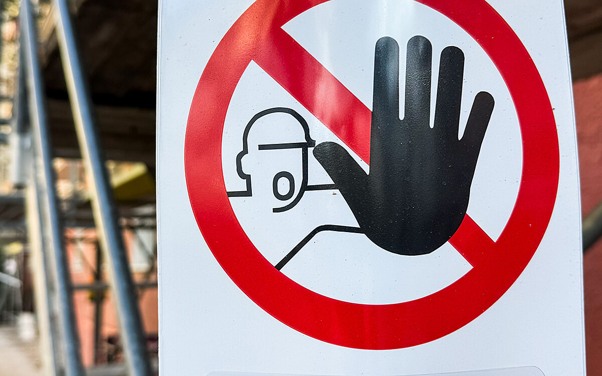 Geruest gesperrt Geruest gesperrt