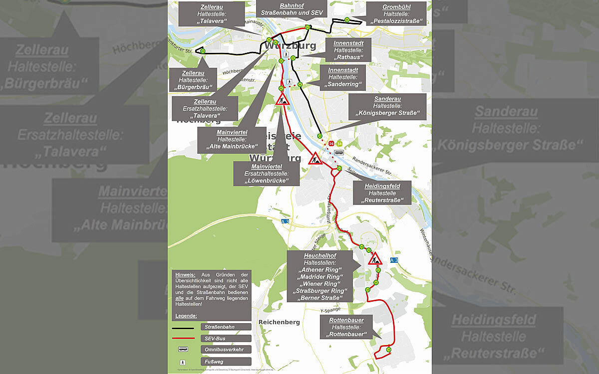 Grafik Schienenersatzverkehr in den Sommerferien Grafik Schienenersatzverkehr in den Sommerferien