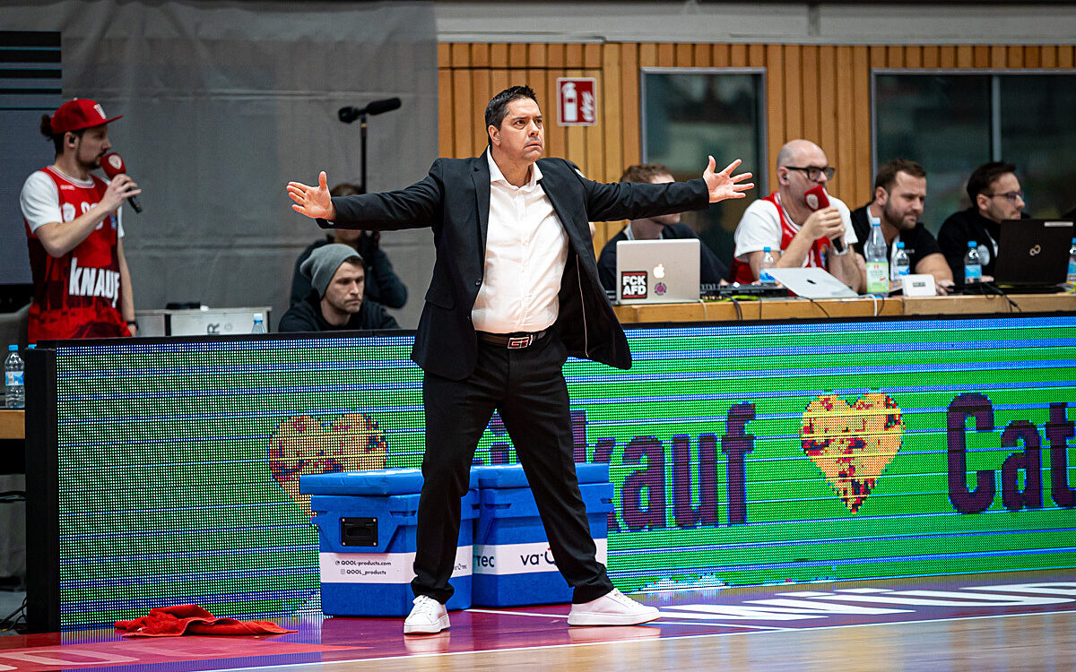 Headcoach Sasa Filipovski der Wuerzburg Baskets Headcoach Sasa Filipovski der Wuerzburg Baskets