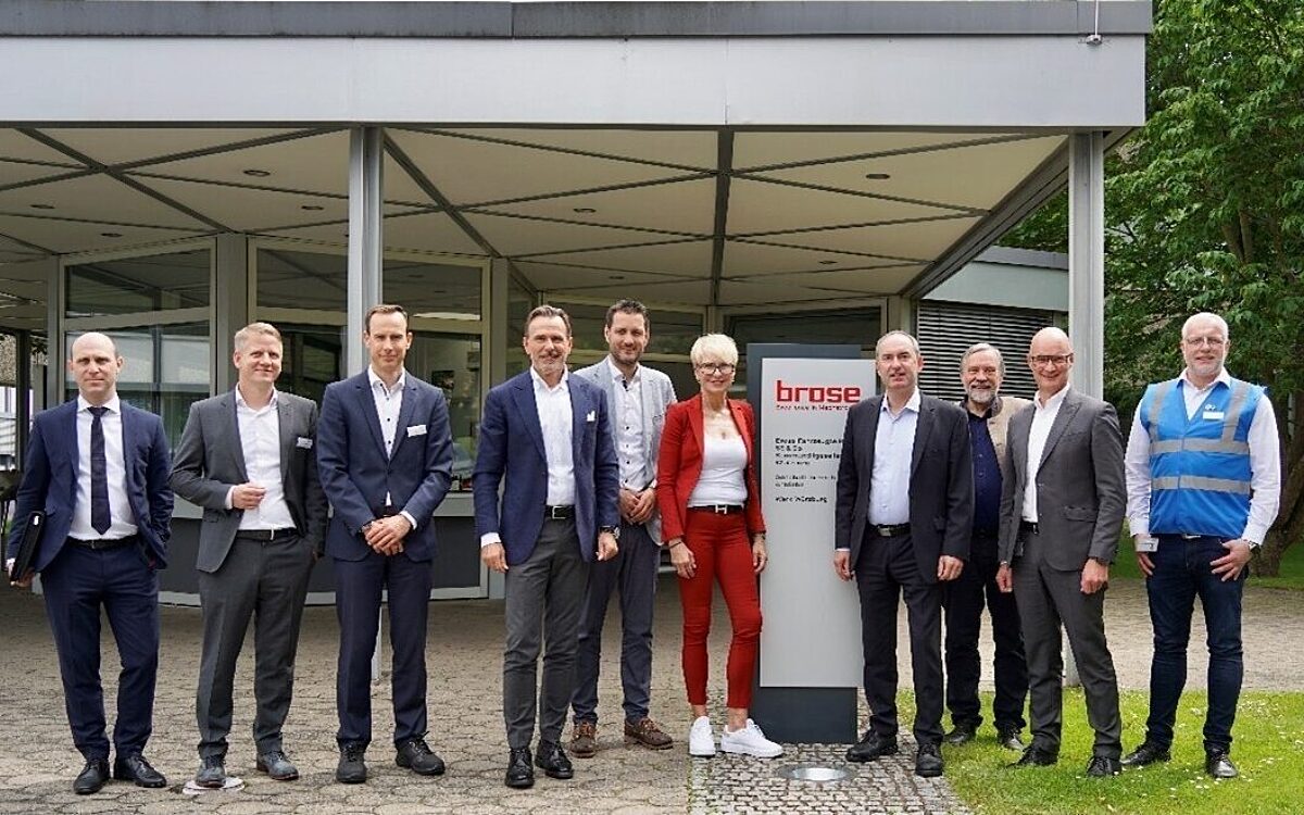 Hubert Aiwanger zu Besuch bei Brose Hubert Aiwanger zu Besuch bei Brose