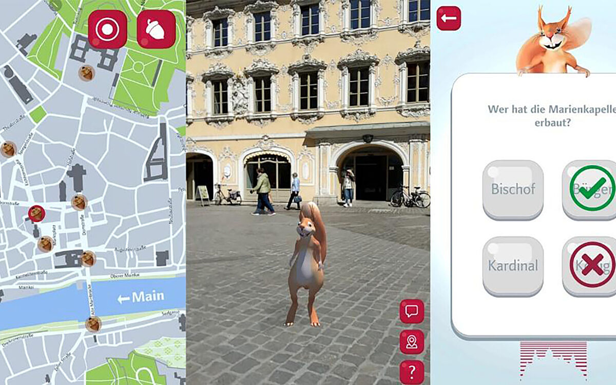 Kinderstadtplan App mit Eichhörnchen Kilian Kinderstadtplan App mit Eichhörnchen Kilian