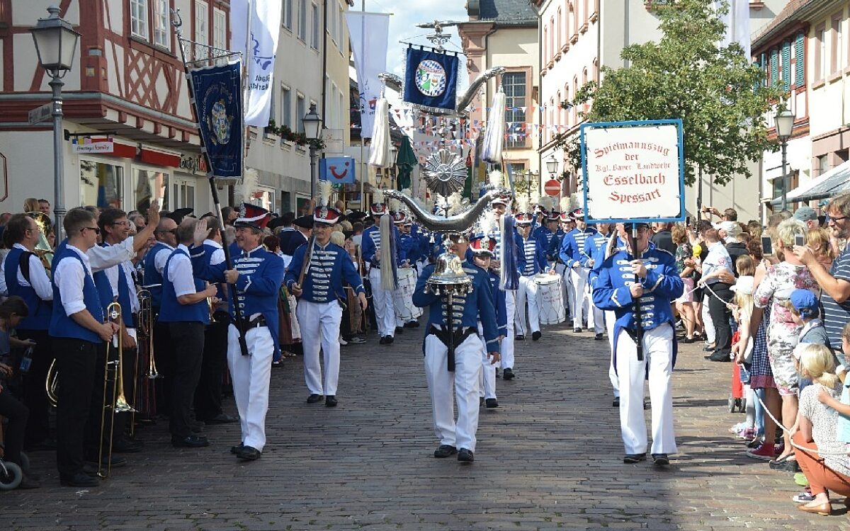 Das ist der Laurenzi Festzug in der Stadt Marktheidenfeld Das ist der Laurenzi Festzug in der Stadt Marktheidenfeld