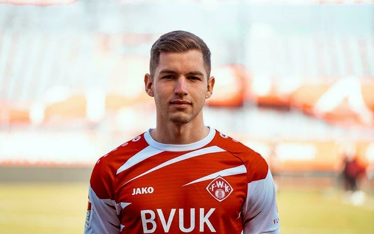 Marvin Pieringer Spieler Wuerzburger Kickers 2020 21 Foto Funkhaus Marvin Pieringer Spieler Wuerzburger Kickers 2020 21 Foto Funkhaus