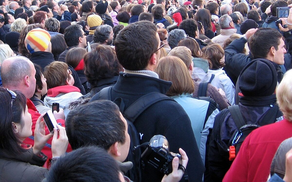 Menschenmenge Integration Menschenmenge Integration