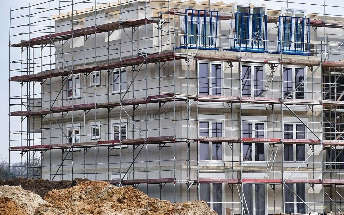 Neubau Wohnungen Rohbau Baustelle Neubau Wohnungen Rohbau Baustelle