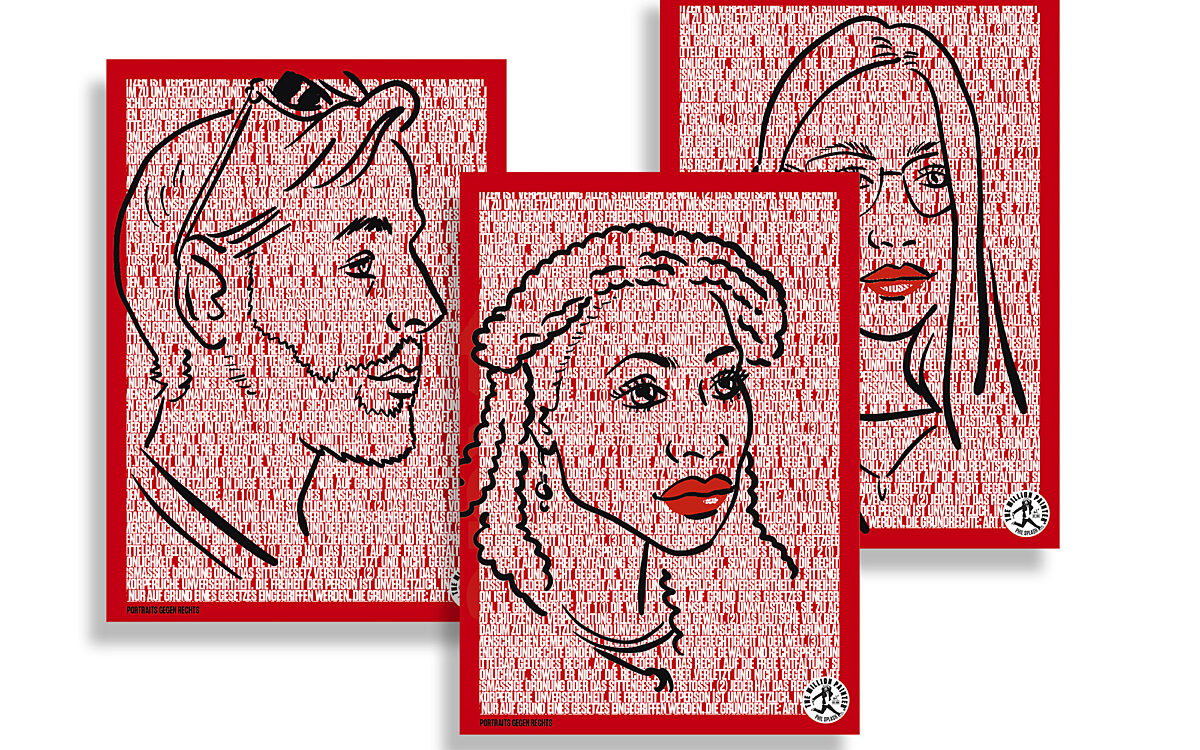 Portraits Gegen Rechts Million Painter Portraits Gegen Rechts Million Painter