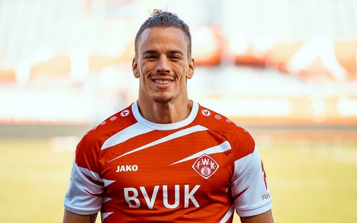 Rolf Feltscher Spieler Wuerzburger Kickers 2020 21 Foto Funkhaus Rolf Feltscher Spieler Wuerzburger Kickers 2020 21 Foto Funkhaus