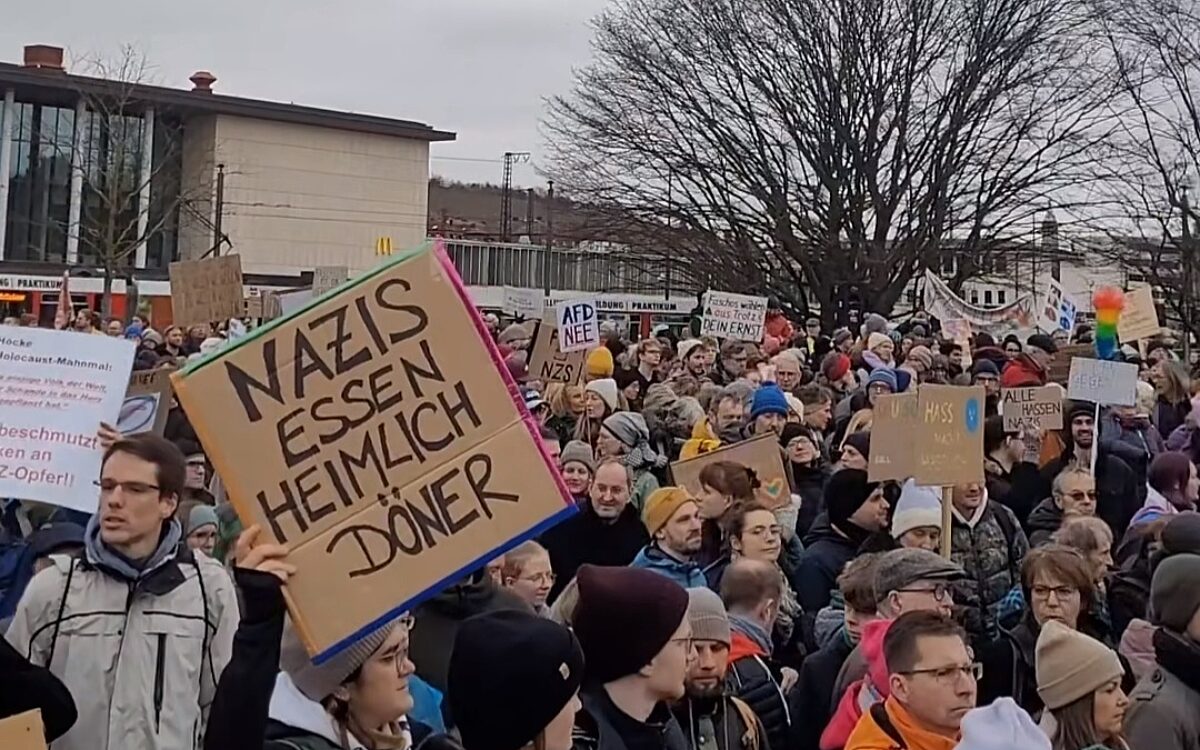 Demo gegen rechts Demo gegen rechts