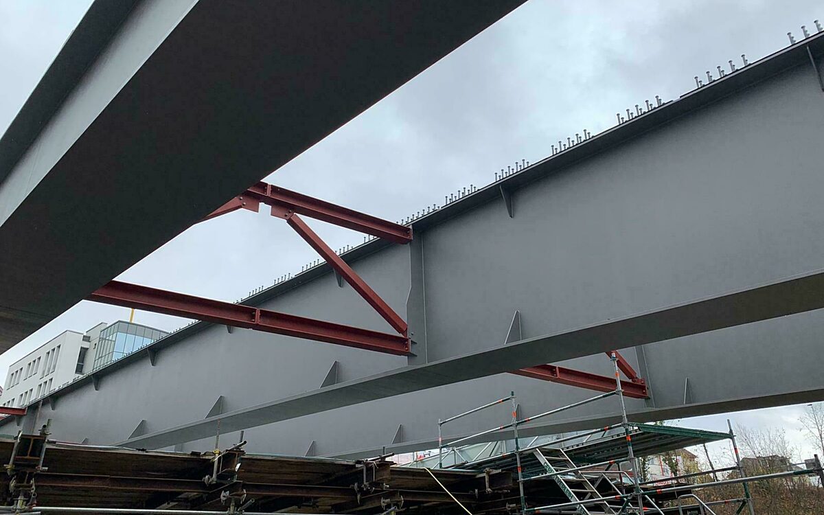 Siligmuellerbruecke Stahltraeger 2 Siligmuellerbruecke Stahltraeger 2