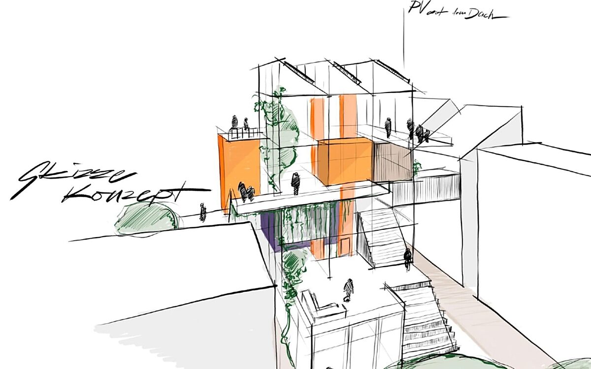 Skizze THWS Dach Skizze THWS Dach