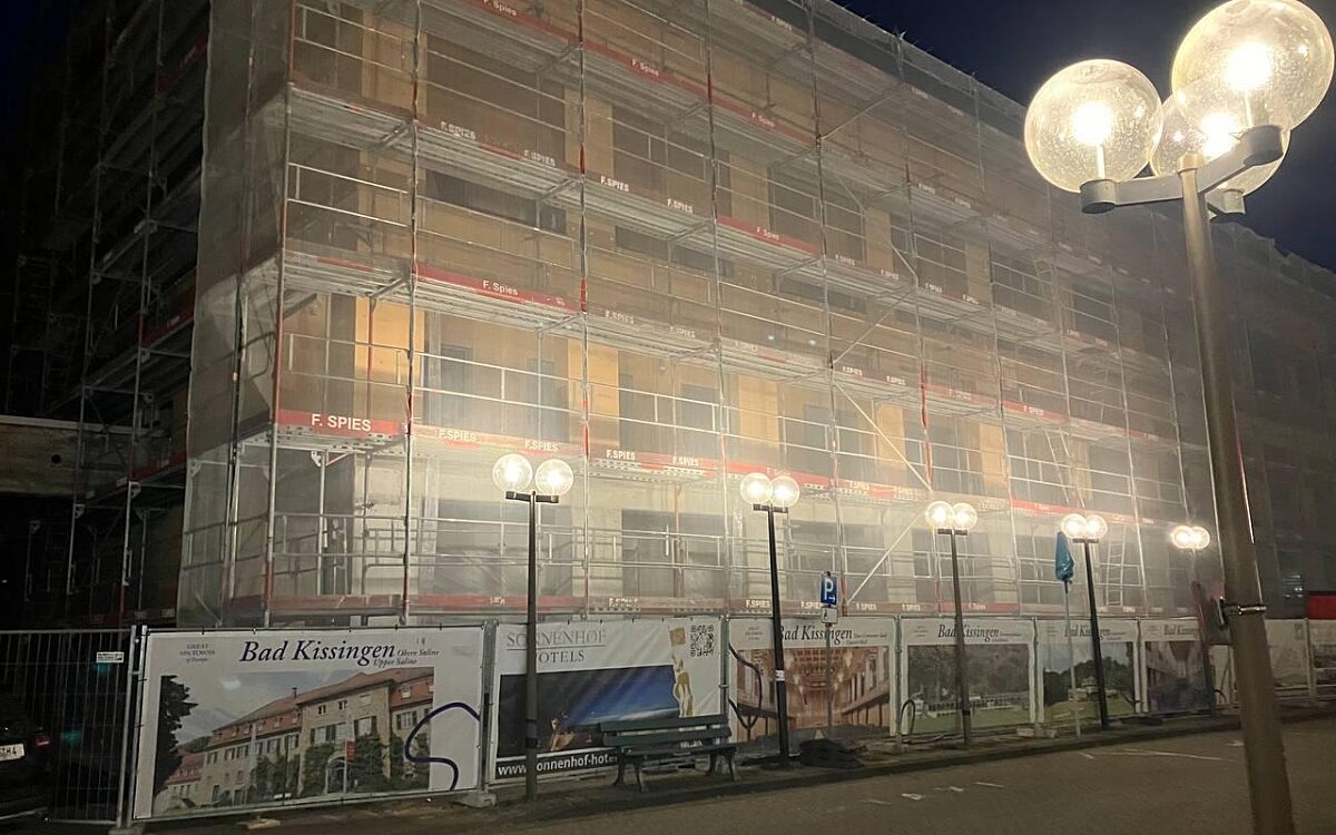 Sonnenhof Bad Kissingen Bauarbeiten